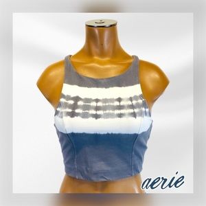 👚 AERIE || Chill, Play, Move Active Tie-Dye Crop Top-